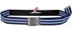 Bild von Tresorgürtel Geldgürtel Classic Matt in Navy-Hellblau von 2stoned