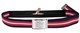 Bild von Tresorgürtel Geldgürtel Classic Chrom in Navy-Rot-Weiss von 2stoned