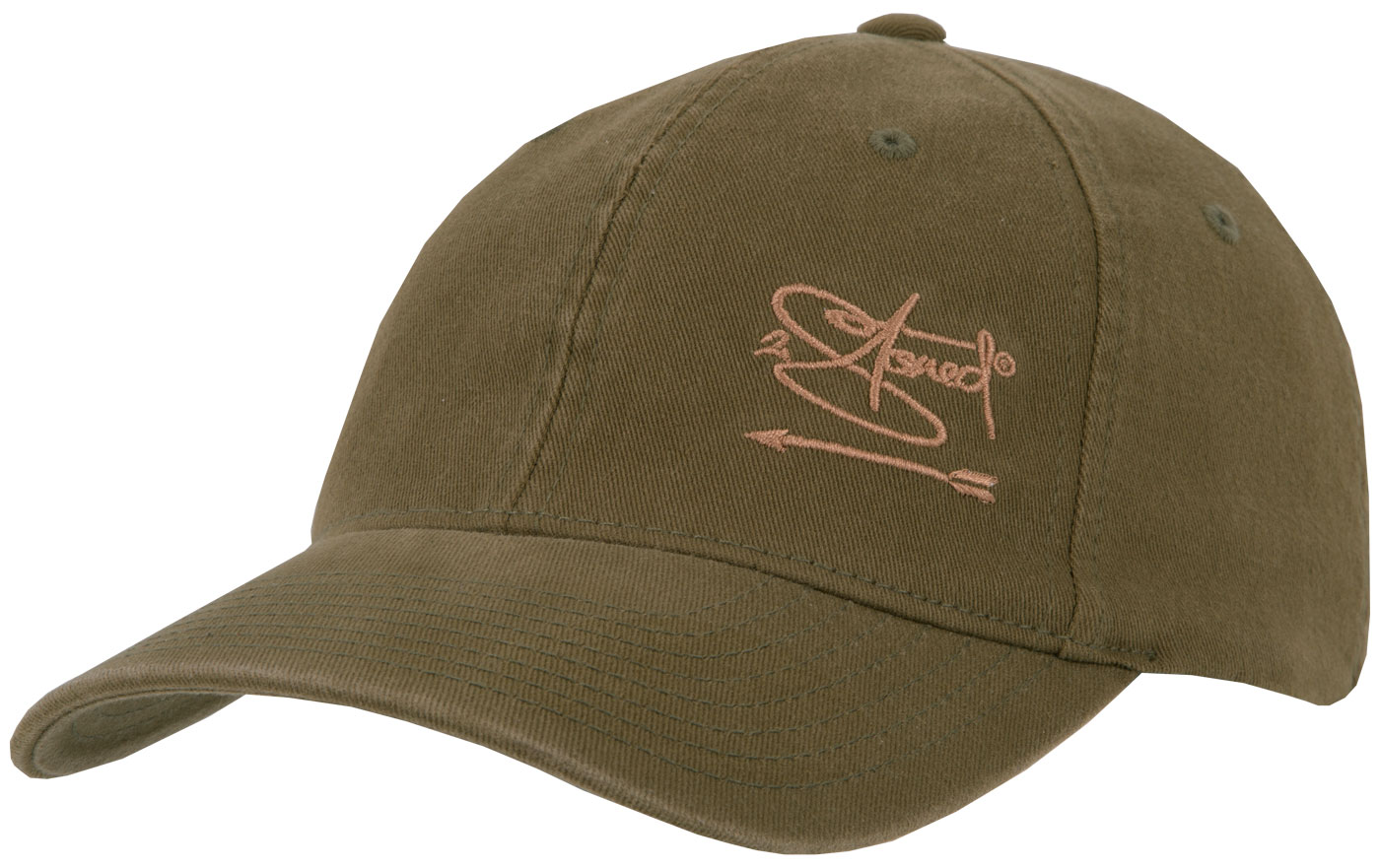 Bild von 2Stoned Archery Flexfit Olive mit Classic 2Stoned Archery Logo