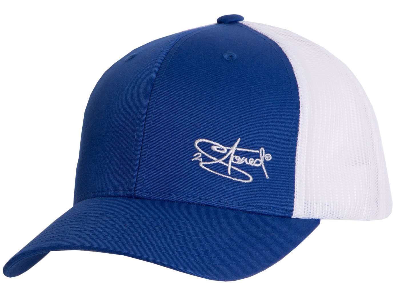 Bild von Original Flexfit Retro Trucker Snapback Cap in Royal-Weiss