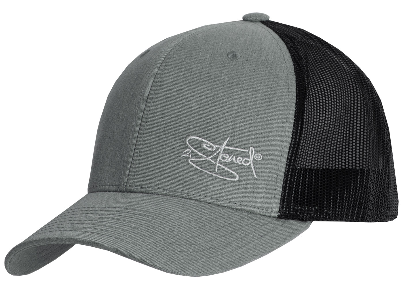 Bild von Original Flexfit Retro Trucker Snapback Cap in Grau-Schwarz