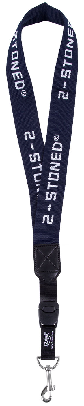 Bild von Schlüsselband 2 in 1 Navy von 2stoned