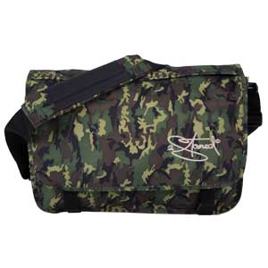 Bild von Messenger Bag Umhängetasche in Camouflage mit Sticklogo von 2stoned