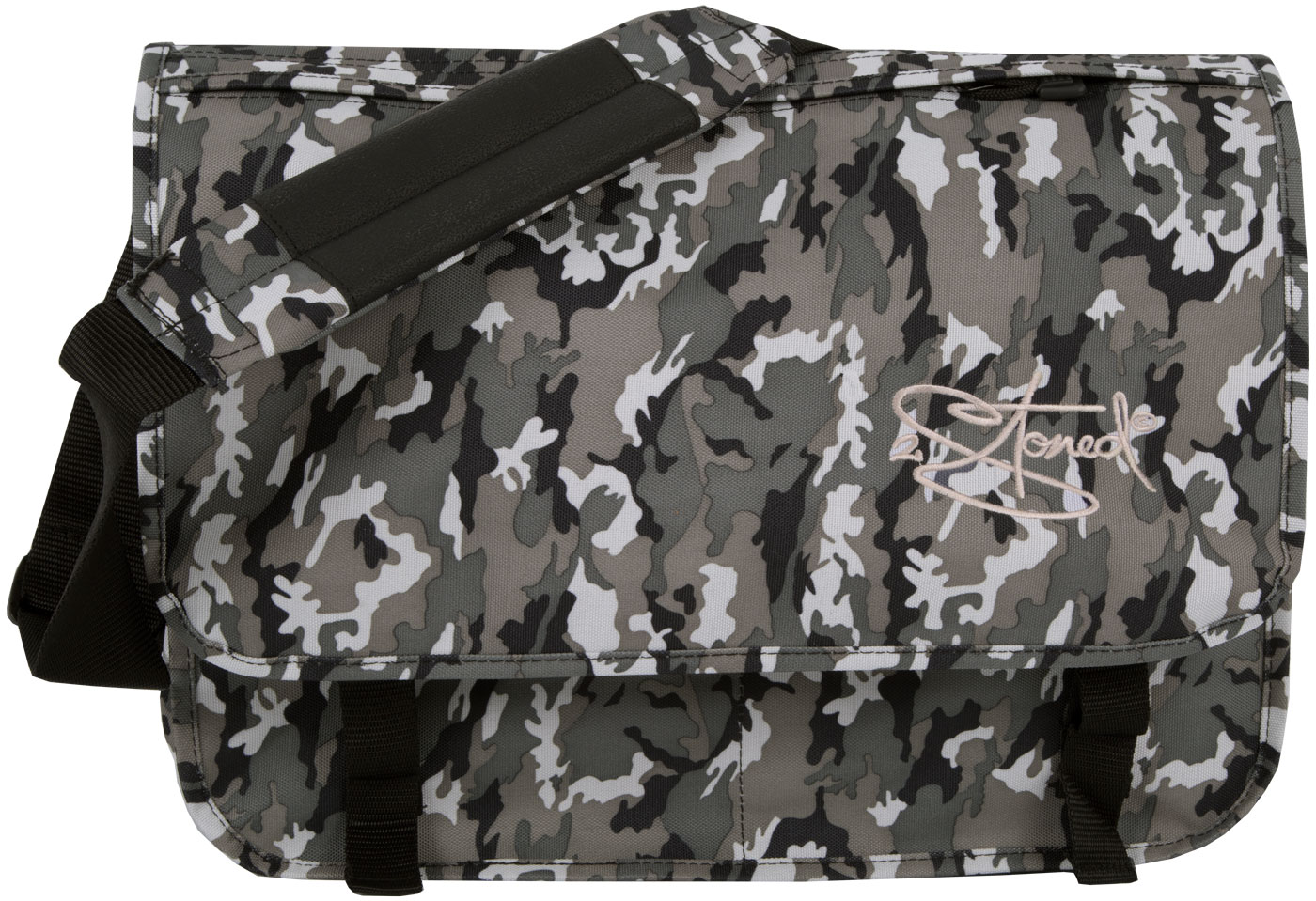 Bild von Messenger Bag Umhängetasche in Ice Camo mit Sticklogo von 2stoned